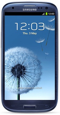 Смартфон Samsung Galaxy S3 GT-I9300 16Gb Pebble blue - Аша